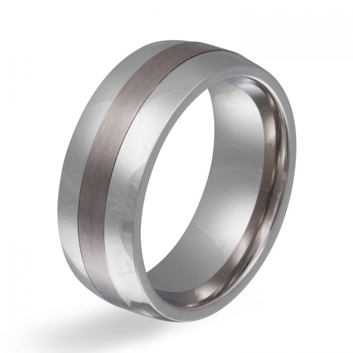 Schicksalsring mit individueller Gravur - Titan