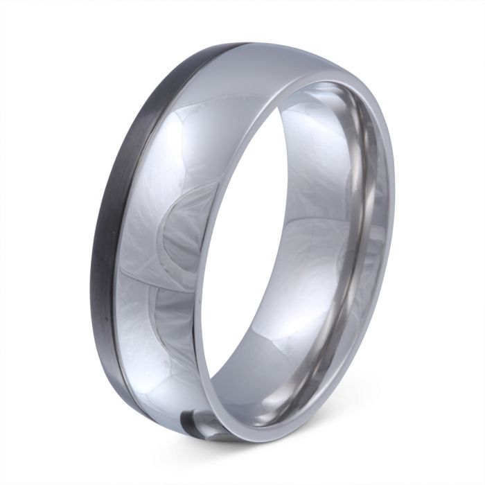Ewigkeitsring mit individueller Gravur - Edelstahl