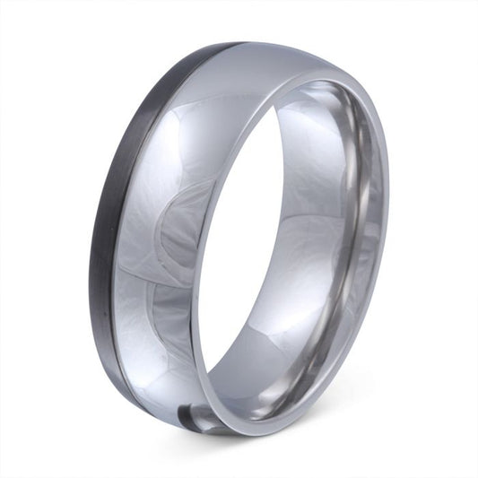Ewigkeitsring mit individueller Gravur - Edelstahl