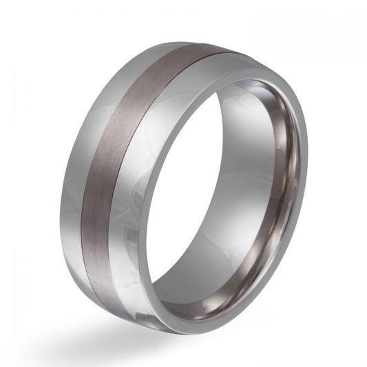 Schicksalsring mit individueller Gravur - Titan