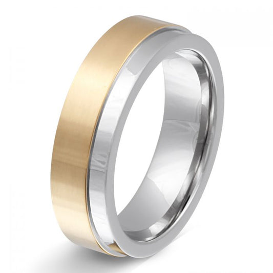 Versprechensring mit individueller Gravur - Edelstahl